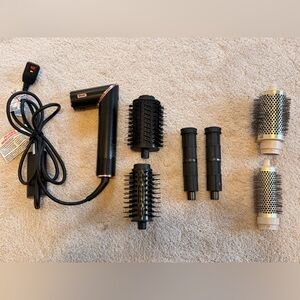 Shark Flexstyle hair drying system. NWOT, Black and Rose Gold Hair Styling Tool